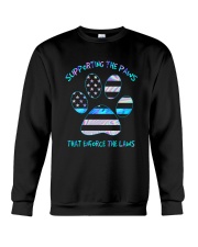 Supporting the paws Crewneck Sweatshirt tile