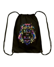 Back the blue Drawstring Bag tile