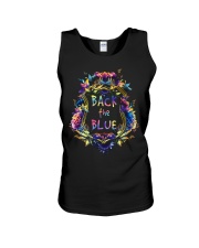 Back the blue Unisex Tank tile