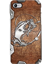 Love Fishing Metal Pattern Print Phone Case i-phone-8-case
