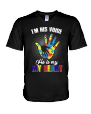 AUTISM AWARENESS V-Neck T-Shirt tile