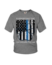 Supporting the paws Youth T-Shirt tile