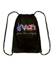 America love Independence day Drawstring Bag tile