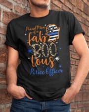 Proud Mom of a Fab Boo Lous Police Officer Classic T-Shirt apparel-classic-tshirt-lifestyle-26