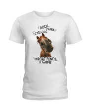 Rock paper scissors Ladies T-Shirt tile