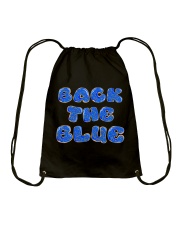 Back the blue Drawstring Bag tile