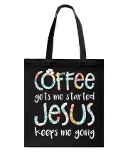 Coffee gets me Tote Bag tile