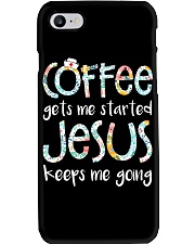 Coffee gets me Phone Case tile