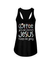 Coffee gets me Ladies Flowy Tank tile