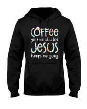 Coffee gets me Hooded Sweatshirt tile