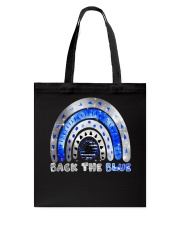 Back the blue Tote Bag tile