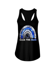 Back the blue Ladies Flowy Tank tile
