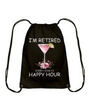 I'm retired Drawstring Bag tile