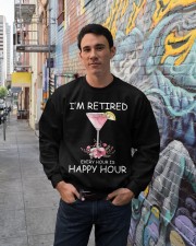 I'm retired Crewneck Sweatshirt lifestyle-unisex-sweatshirt-front-2