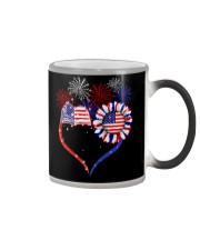 American Independence day Color Changing Mug tile