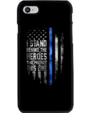 I stand behind the heroes Phone Case tile