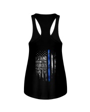 I stand behind the heroes Ladies Flowy Tank tile