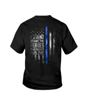 I stand behind the heroes Youth T-Shirt tile