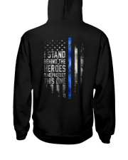 I stand behind the heroes Hooded Sweatshirt tile