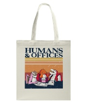 Humans And Office Tote Bag tile