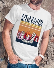 Humans And Office Classic T-Shirt lifestyle-mens-crewneck-front-4