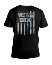 You may not know me V-Neck T-Shirt tile