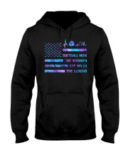 Softball mom Independence day Hooded Sweatshirt tile