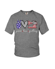 America love Independence day Youth T-Shirt tile