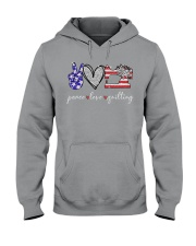 America love Independence day Hooded Sweatshirt tile