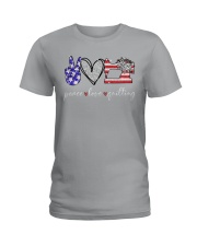 America love Independence day Ladies T-Shirt tile
