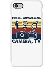 Person woman man camera Phone Case tile