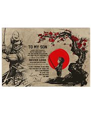 To my son 17x11 Poster front