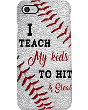 I teach my kids to hit and steal Phone Case i-phone-8-case
