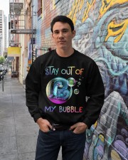 Stay out of my bubble Crewneck Sweatshirt lifestyle-unisex-sweatshirt-front-2