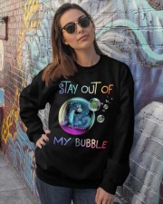 Stay out of my bubble Crewneck Sweatshirt lifestyle-unisex-sweatshirt-front-3