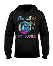Stay out of my bubble Hooded Sweatshirt tile