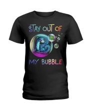 Stay out of my bubble Ladies T-Shirt tile