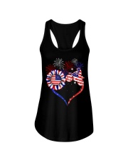 American Independence day Ladies Flowy Tank tile