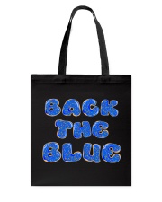 Back the blue Tote Bag tile