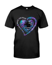 Back the blue Classic T-Shirt front