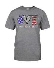 America love Independence day Classic T-Shirt front