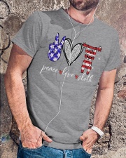 America love Independence day Classic T-Shirt lifestyle-mens-crewneck-front-4