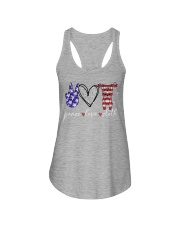 America love Independence day Ladies Flowy Tank tile