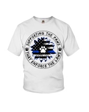 Supporting the paws Youth T-Shirt tile