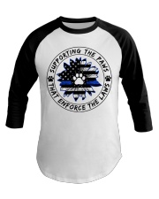 Supporting the paws Baseball Tee tile