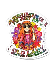Assuming I'm just an old lady Sticker - 4 pack (Vertical) front