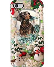 Dachshund Through The Snow Phone Case i-phone-8-case