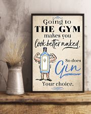 Go to the gym make you look better 11x17 Poster lifestyle-poster-3