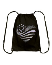 In my heart Independence day Drawstring Bag tile