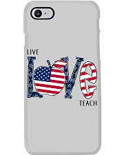 Live Love Teach Phone Case tile